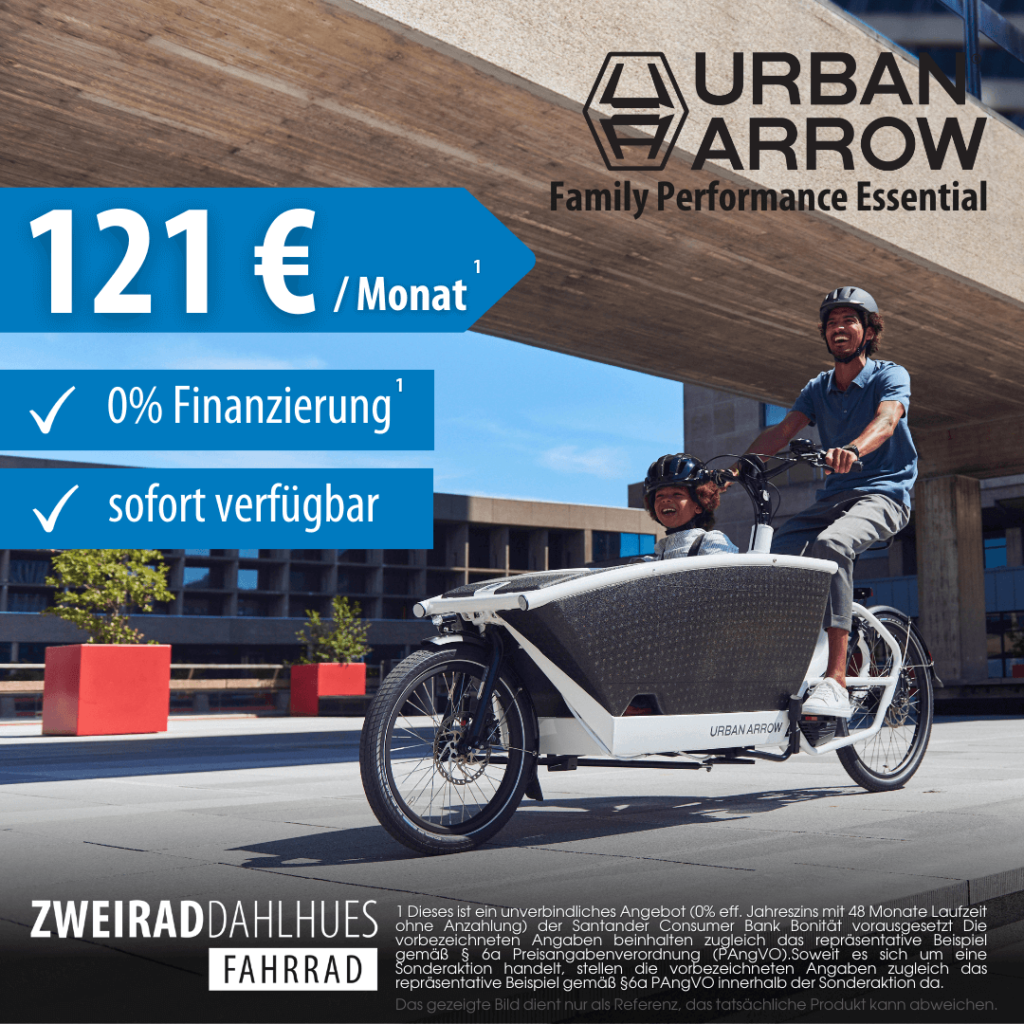 Urban Arrow Family Performance Essential Finanzierung bei Zweirad Dahlhues in Warendorf